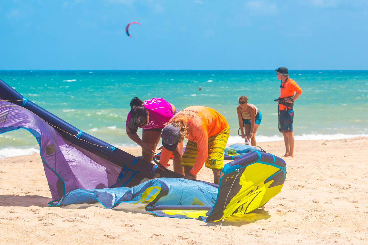 Kitespot Cumbuco, Brasilien sun+fun Kiten