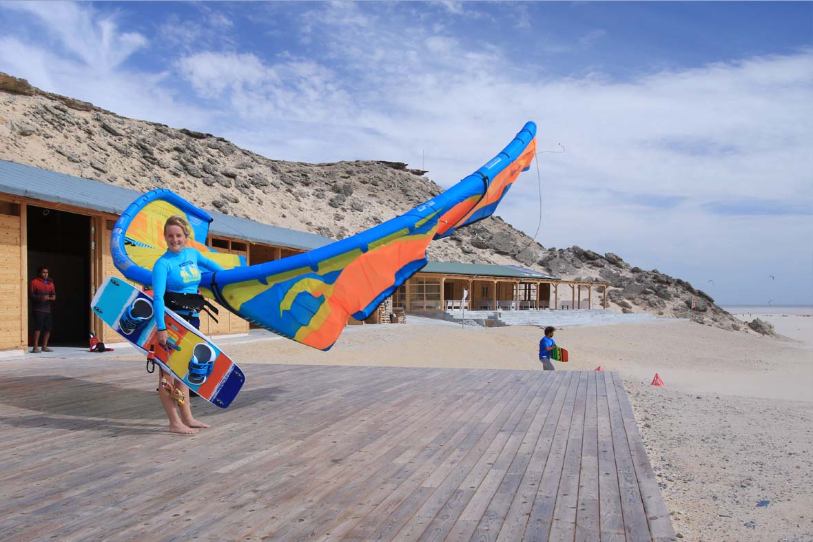 Kitespot Dakhla, Marokko sun+fun Kiten