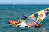 Lanzarote - Windsurfing Club Las Cucharas, Rettung in Not