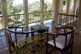 Sulawesi - Mangga Lodge, Terrasse