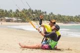 Cabarete, Cabarete Windsportsclub, Kiteschulung am Strand