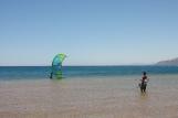 Dahab - Harry Nass, Kite Starten in der Lagune