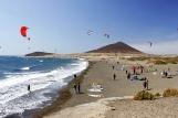 Teneriffa, El Medano, Surfcenter Playa Sur, Kitebeach