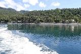 Leyte - Pintuyan Resort, Blick vom Meer
