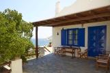 Mykonos - Villas Kalafatis, Terrasse mit Meerblick