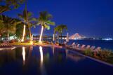 Cabarete, Velero Beach Resort, Abendstimmung Pool