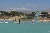 Karpathos, Meltemi Windsurfing Lagune, Schulung