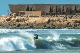 Dakhla - Westpoint Wassersportcenter, Kiteaction vor dem Hotel