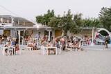 Naxos - Flisvos Beach Café und Surf & Bike Center direkt daneben