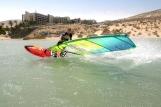 Fuerteventura Sotavento - René Egli Windsurf Center, Surfen in der Lagune bei High Tide