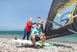 Rhodos Theologos - Windsurf Kurs Kids Strand