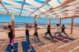 El Gouna - Kiteboarding-Club, Yoga mit Ausblick
