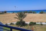Rhodos Theologos - Nirvana Beach, Blick vom Balkon Richtung Station