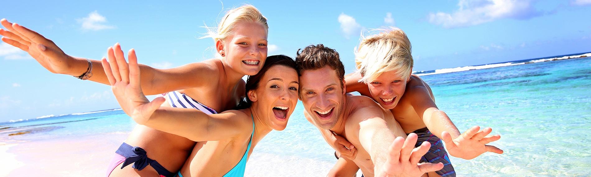 Tauchen mit Familie