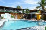 Curacao - Rancho el Sobrino, Poolbereich mit Rutsche