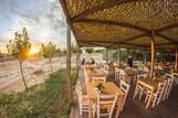 Limnos - Surf Club Keros Lodge, Restaurant Sonnenuntergang