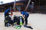 Kalimantan - Derawan Dive Lodge, Strand