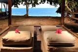 Bunaken - Siladen Dive Resort, Beach View Villa, Blick auf Meer