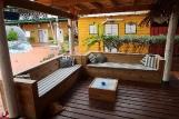 Curacao - Rancho el Sobrino, Sitzecke Tauchbasis