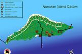 Nunukan Island Resort Karte