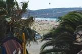 Rhodos Prasonisi - Light house I, Ausblick Zimmer Richtung Strand