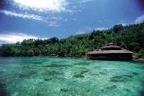 Nord-Sulawesi - Kungkungan Bay vom Meer