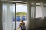 Mauritius La Gaulette - Morne Side Apartement, Blick vom Balkon