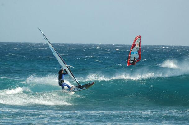 Lanzarote, Windsurf Paradise, Surfen Welle