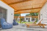 Rhodos Theologos - 'LOGOS Beach Village, Studio, Terrasse