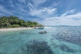 Gangga Island Resort, Strand mit Hausriff