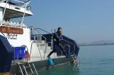 Indonesien - Mermaid II, Taucherplattform